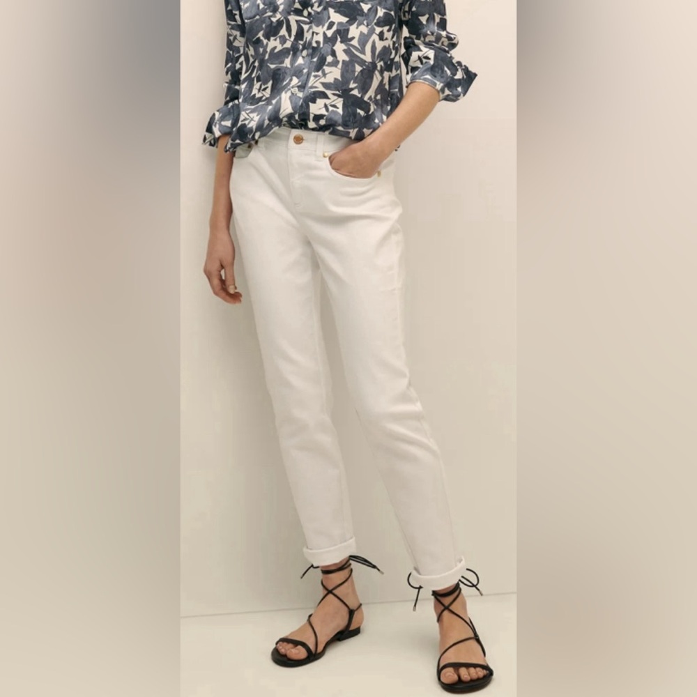 (NWT) Brooks Brothers Women’s Off White Jeans Size 10